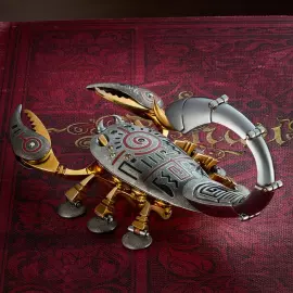 Сувенир из серебра "Знак зодиака - Скорпион Фараон"